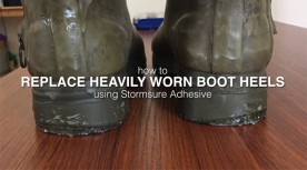 How To Replace Heavily Worn Rubber Boot Heels