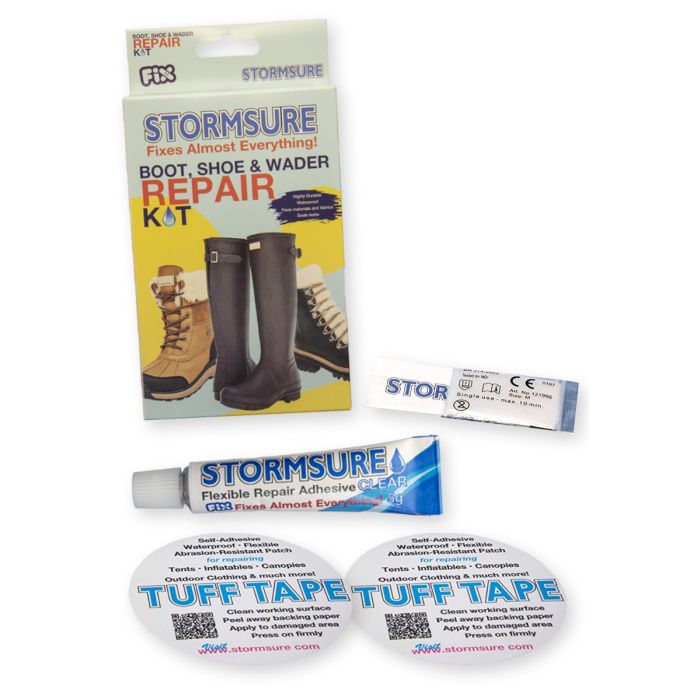 STORMSURE 5gm Boot Wader Shoe Wellington Trainer Repair Adhesive Glue Kit 