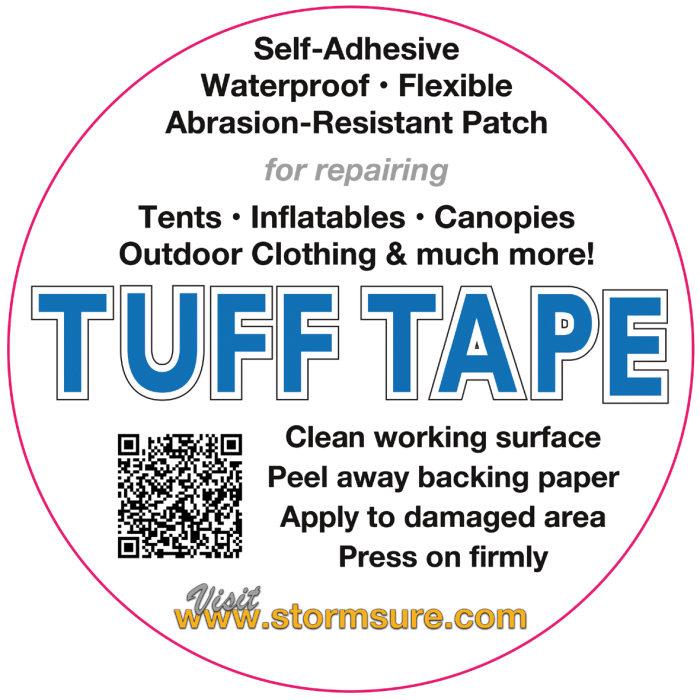  TUFF Tape Self Adhesive Repair Tape Strip 50cm