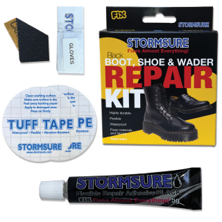 Black Boot, Shoe & Wader Repair Kit