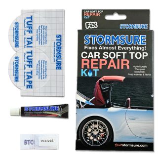Black Car Soft Top Roof & Convertible Repair Kit
