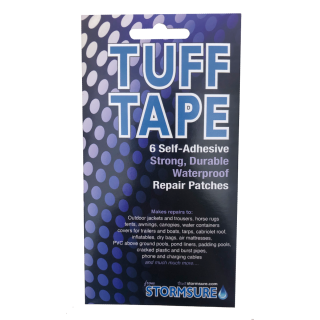 tuff tape patch set size and shape diagram