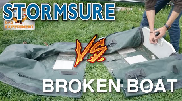 Watch A Boat Get Cut In Half & Put Back Together With Stormsure Adhesive [VIDEO]